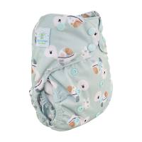 Blümchen diaper cover OneSize PUL Snaps Cozy Designs